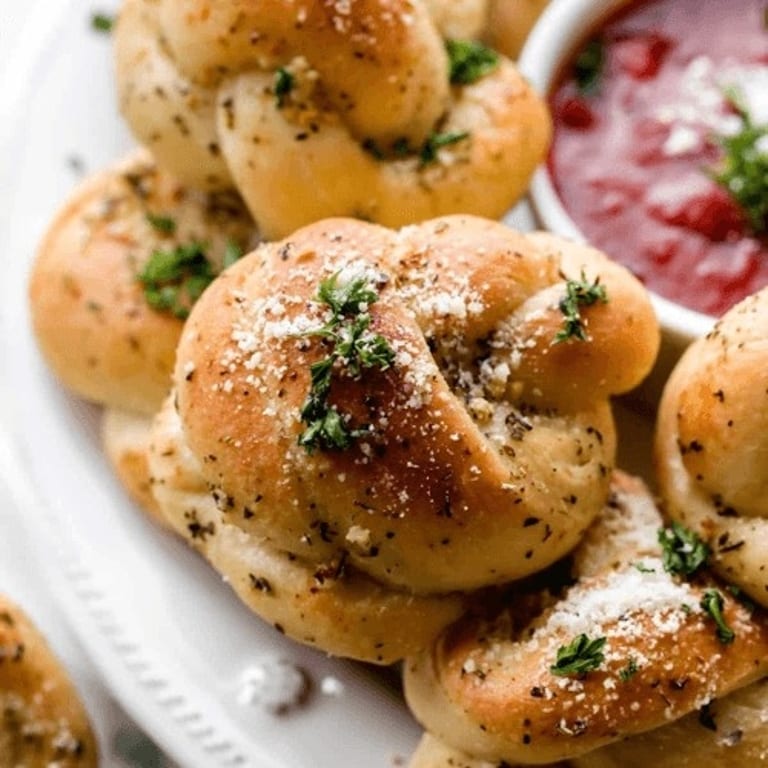 Delicious Garlic Knots Await